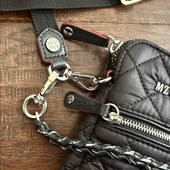 MZ WALLACE micro Crosby black quilted phone crossbody - Picture 6 of 10